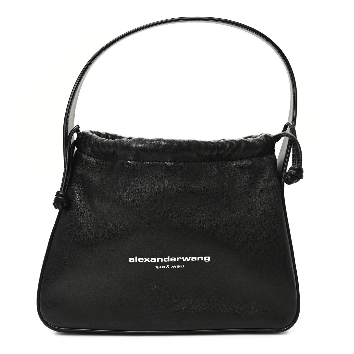Lambskin Nylon Small Ryan Bag Black