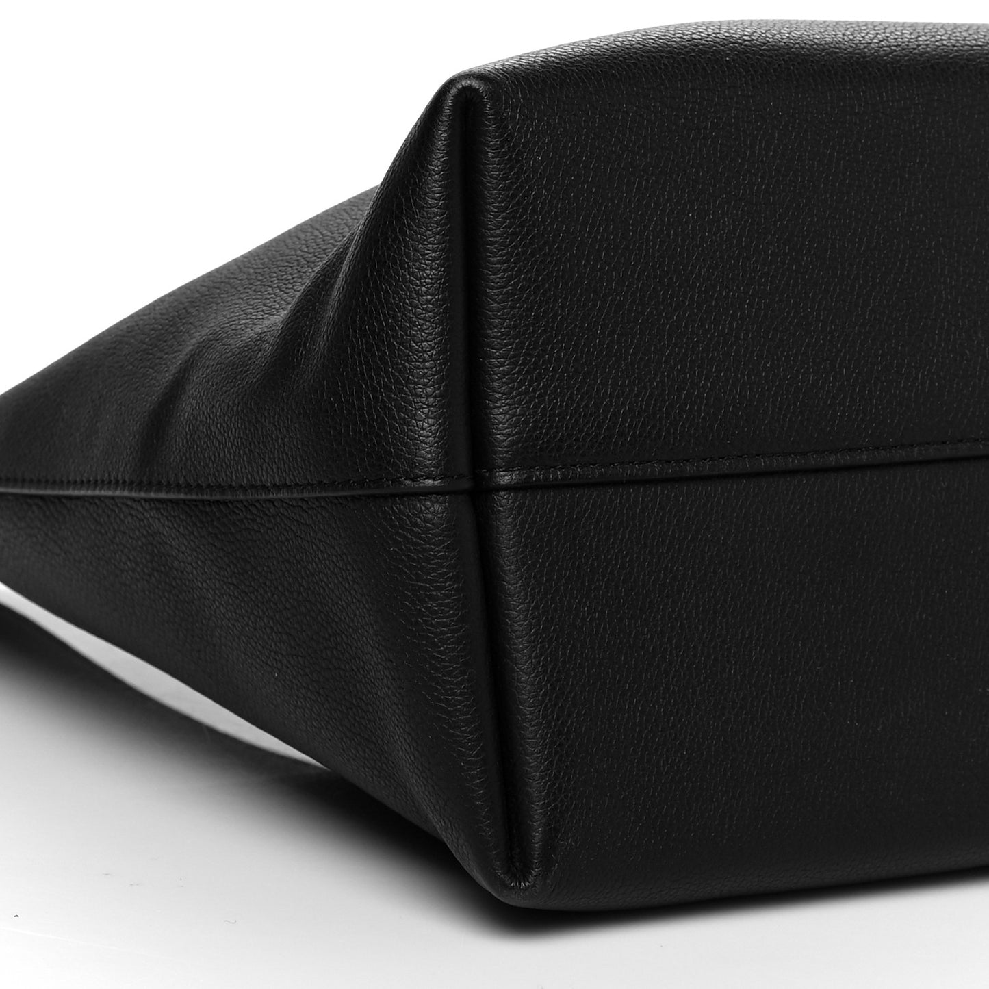 Calfskin Lockme Hobo Black