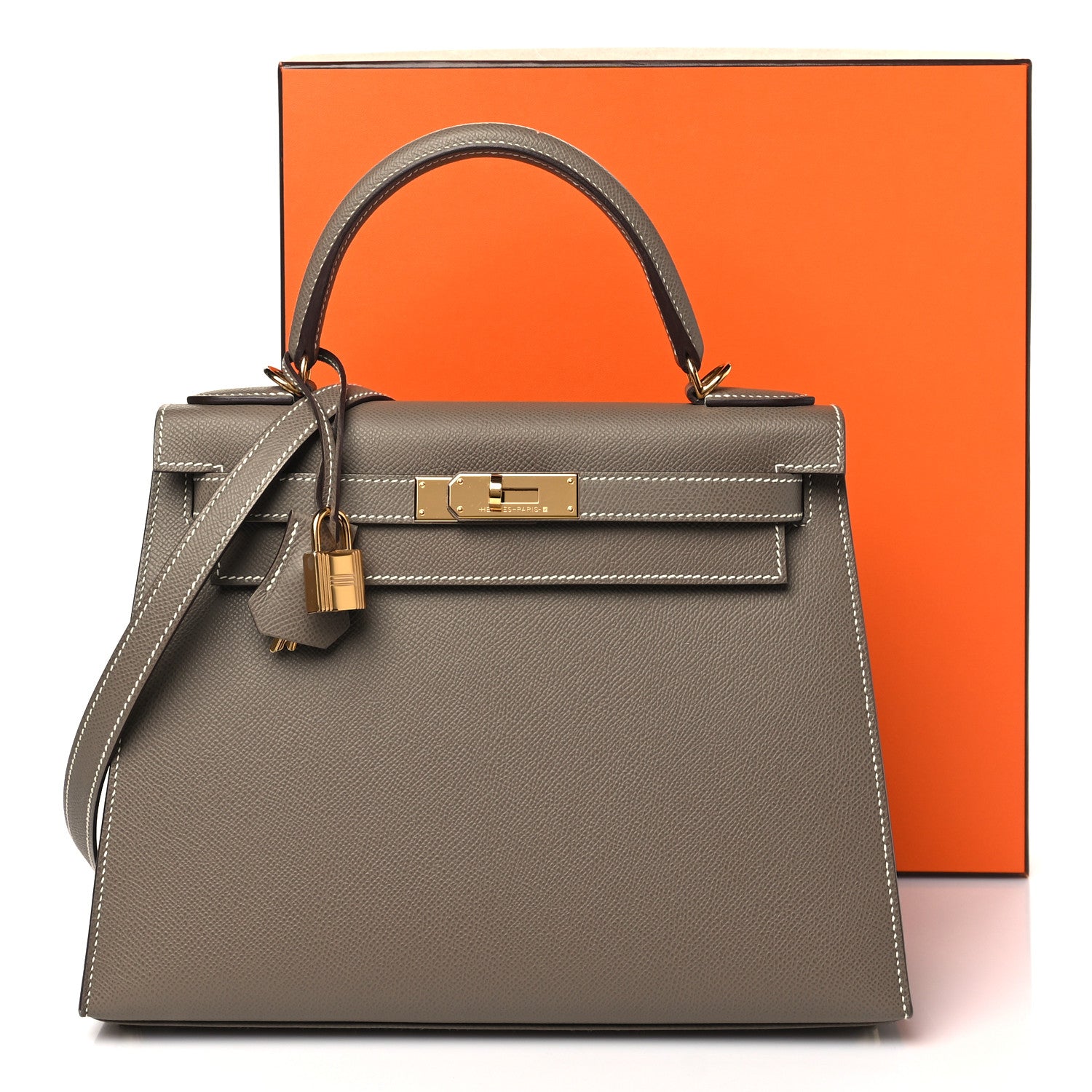 Hermes Epsom Kelly Sellier 28 Etoupe 10 of 10