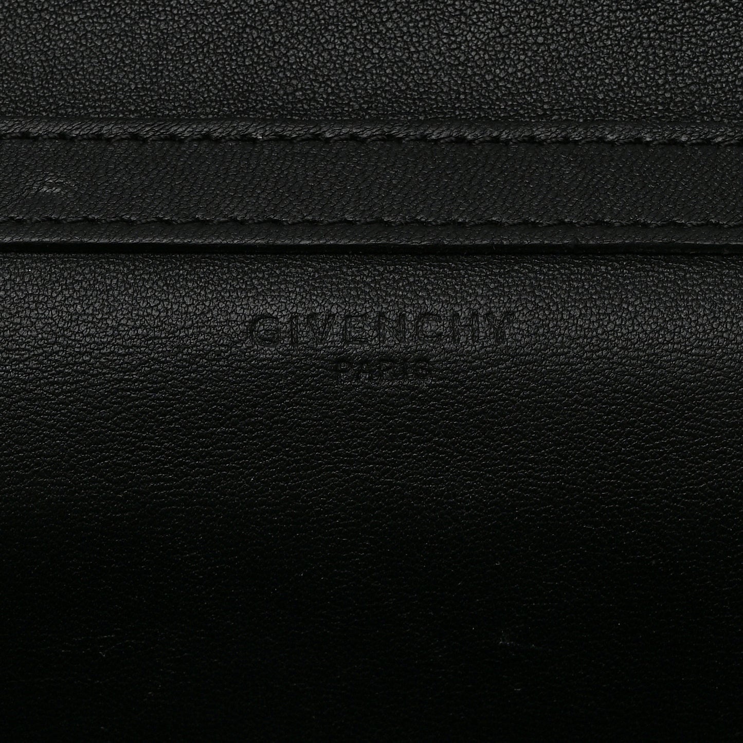 Sugar Goatskin Pandora Chain Wallet Black