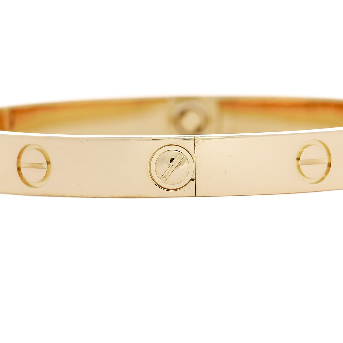 18K Yellow Gold LOVE Bracelet 17