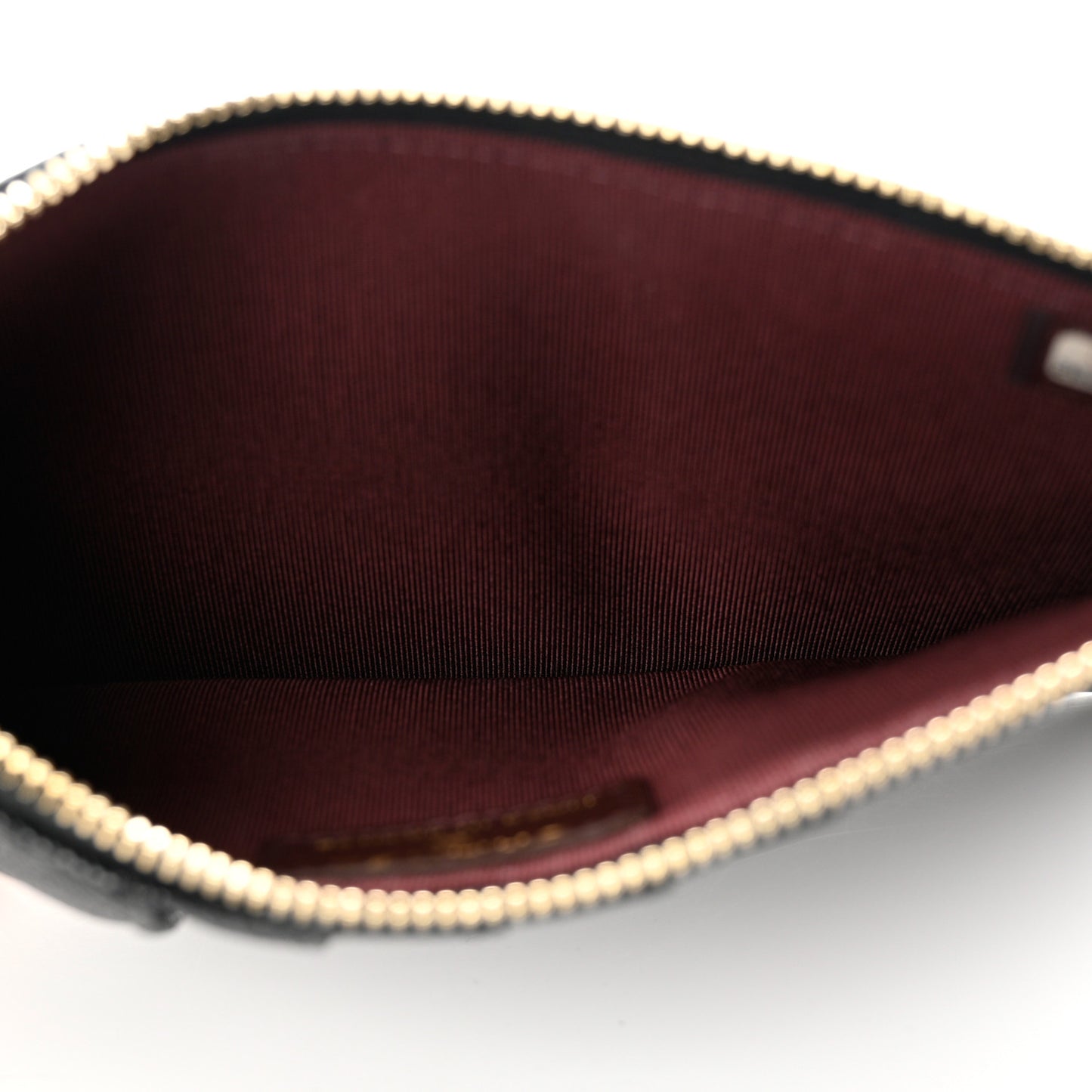 Caviar Quilted Classic iPhone Pouch Black