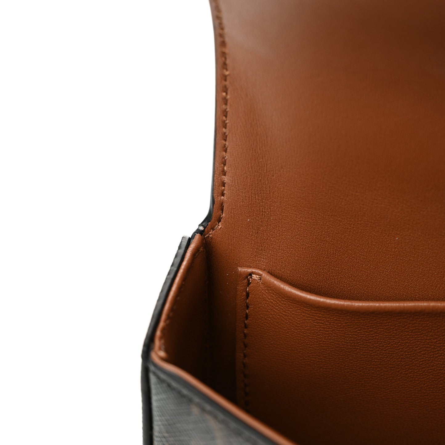 Triomphe Canvas Chain Shoulder Bag Tan