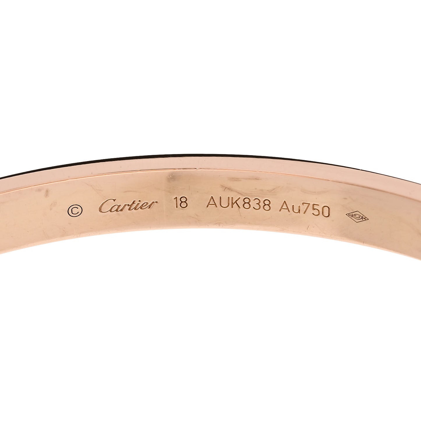 18K Rose Gold LOVE Bracelet 18