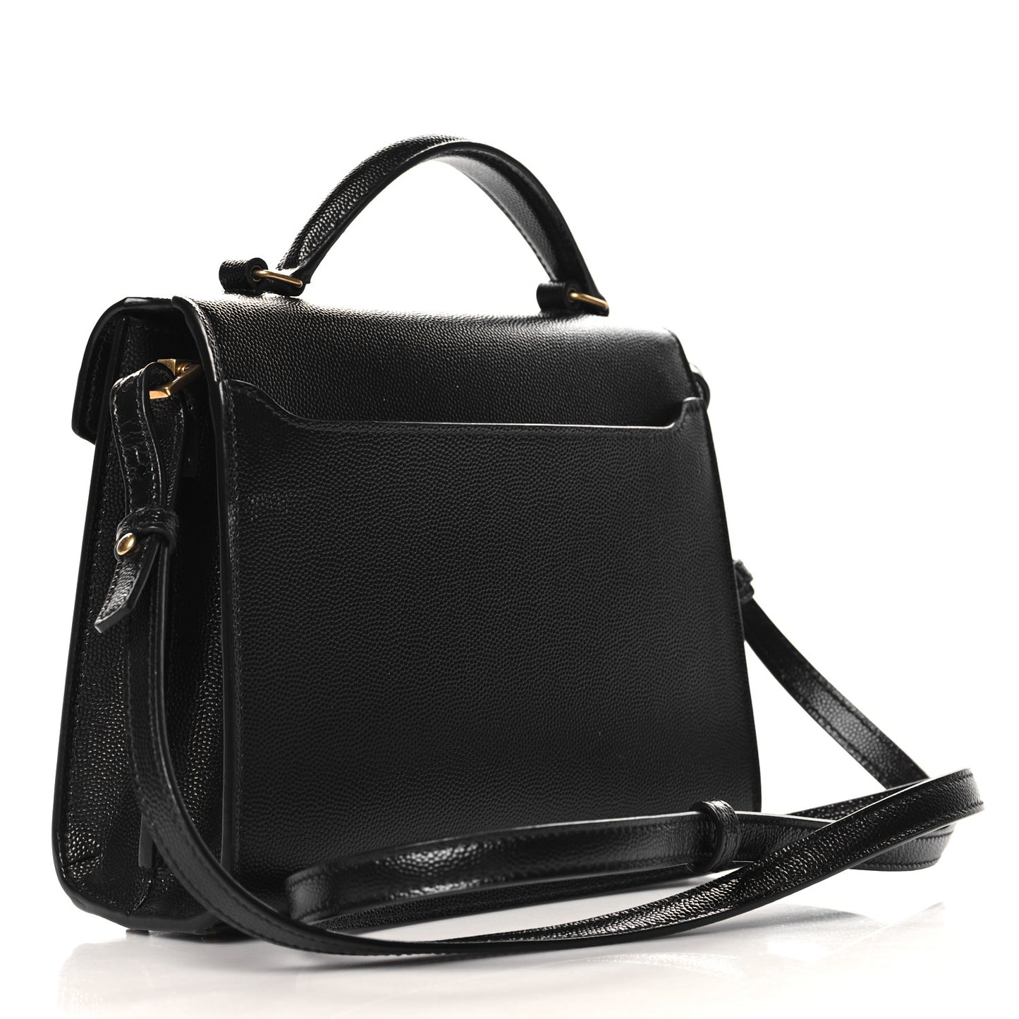 Grain de Poudre Mini Classic Monogram Cassandra Top Handle Black