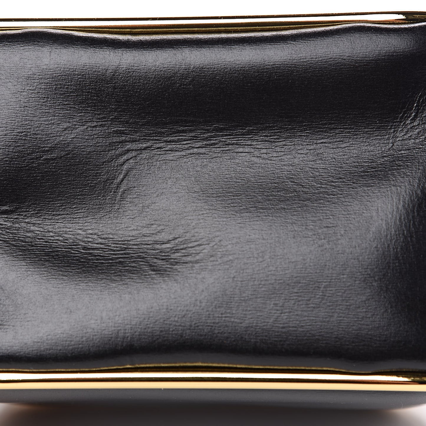 Supple Calfskin Halo Top Handle Bag Black