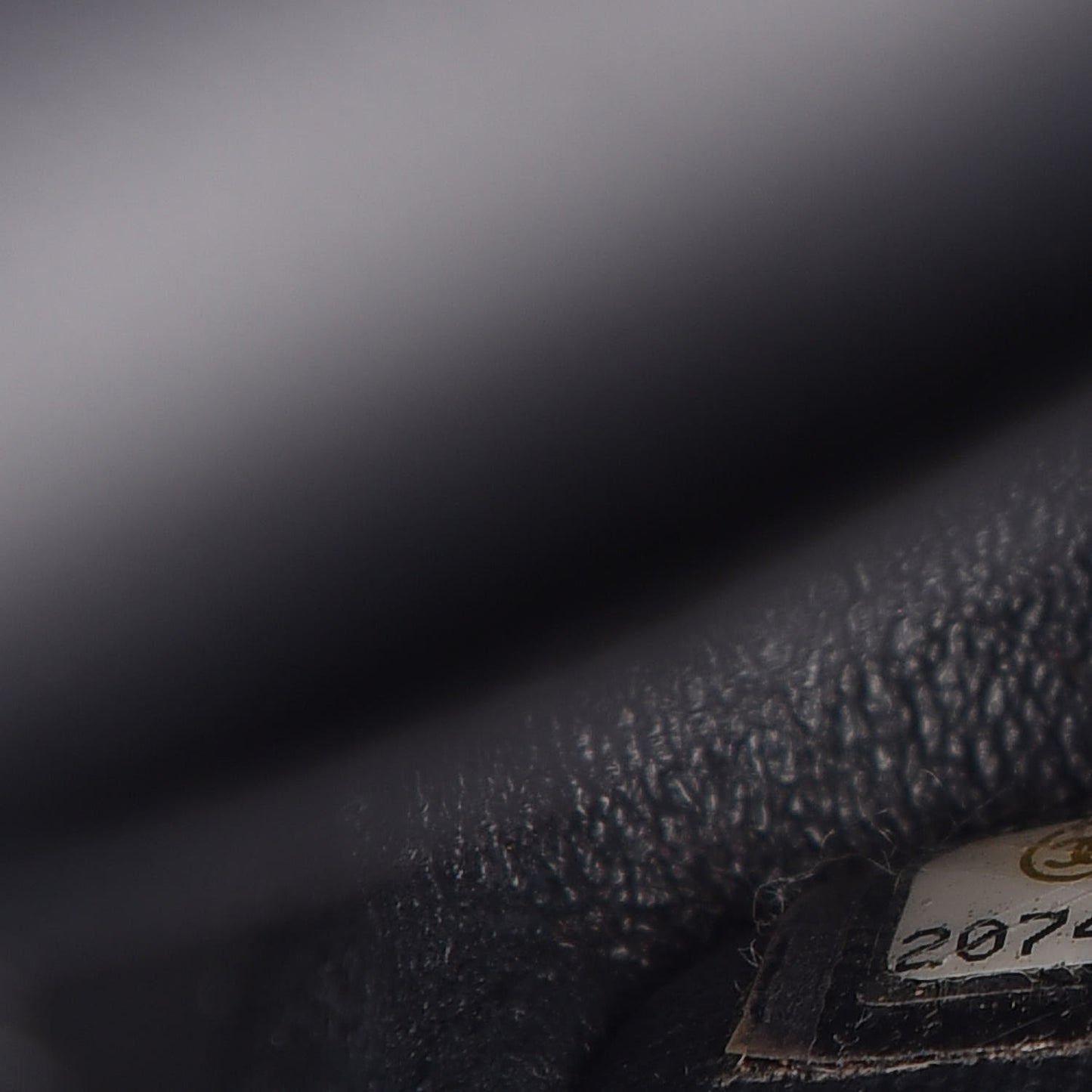 Jersey Quilted Medium Double Flap Black