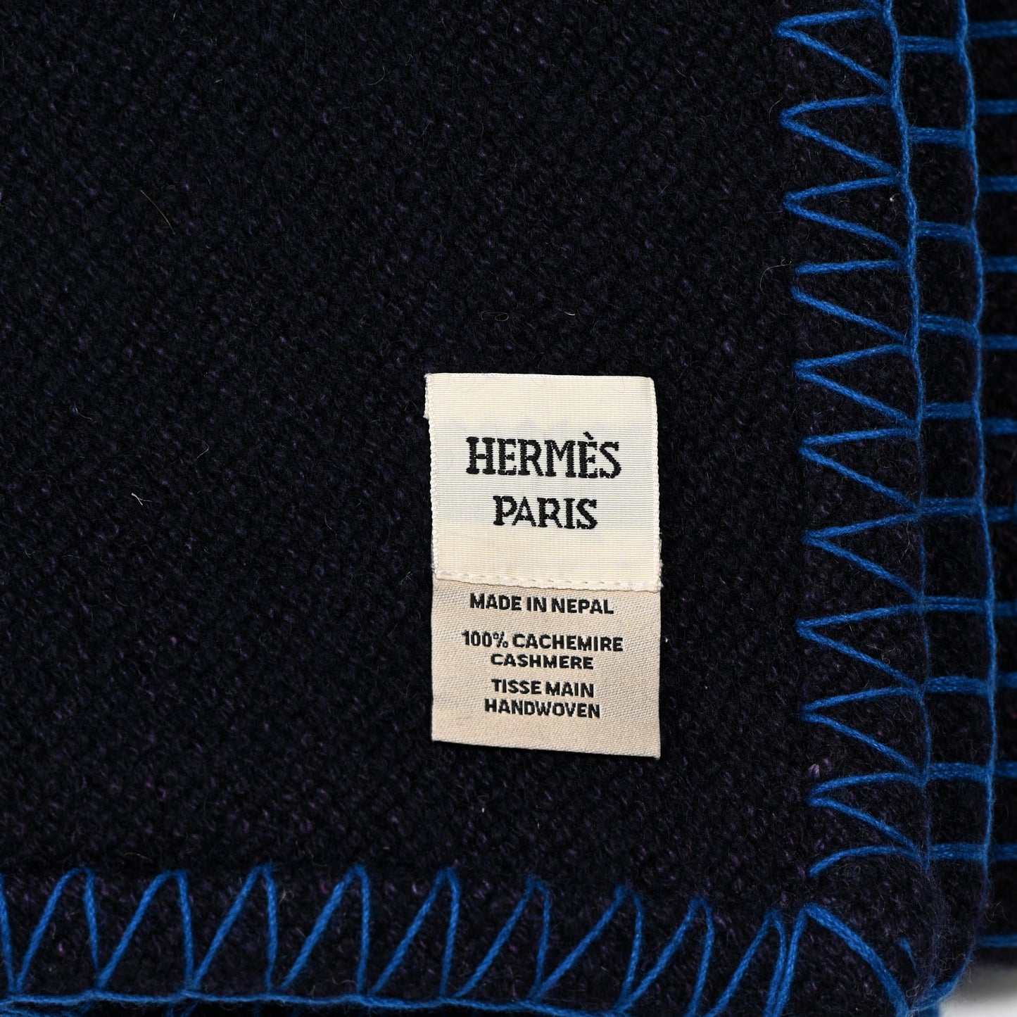 Cashmere Blanket Blue