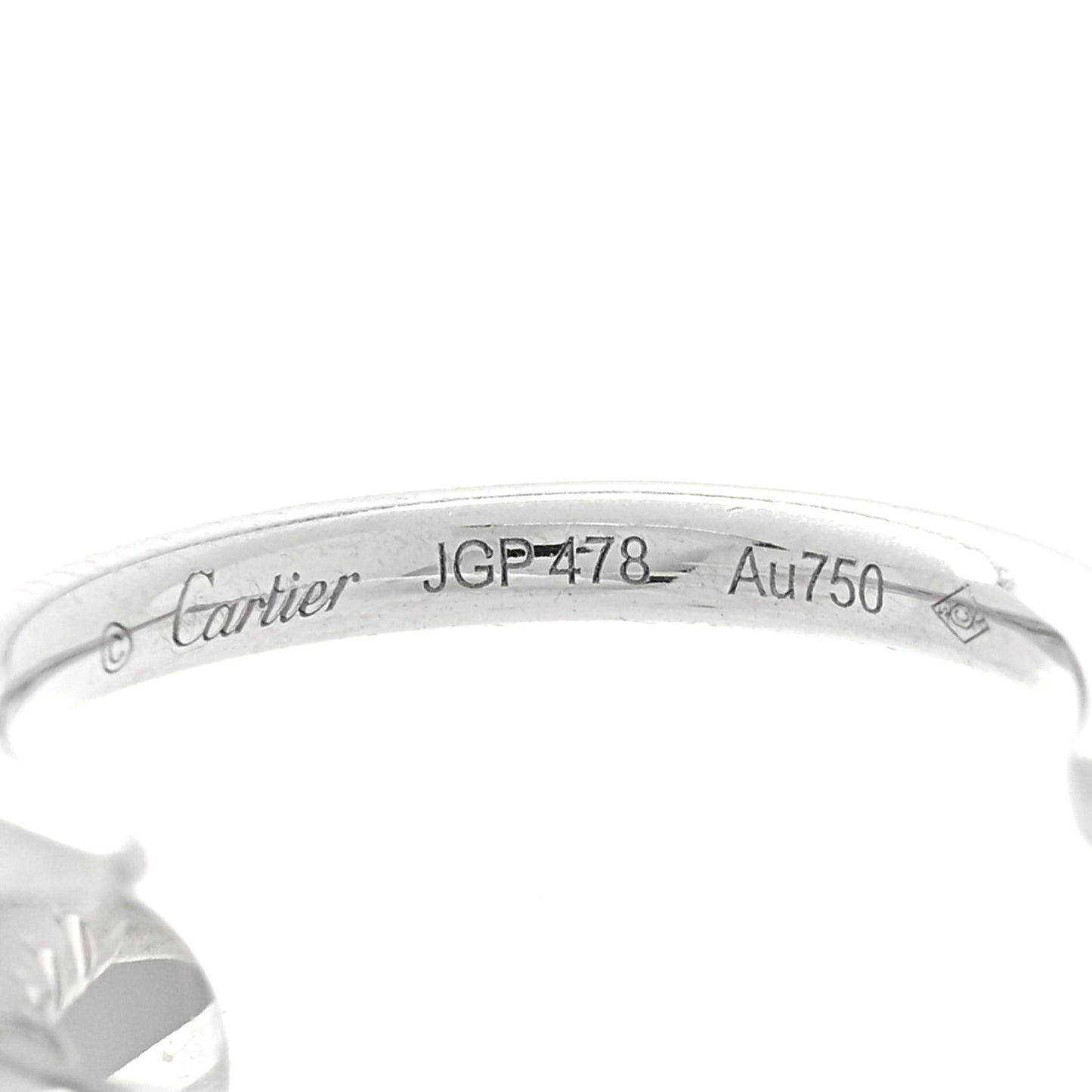 18K White Gold Juste Un Clou Hoop Earrings