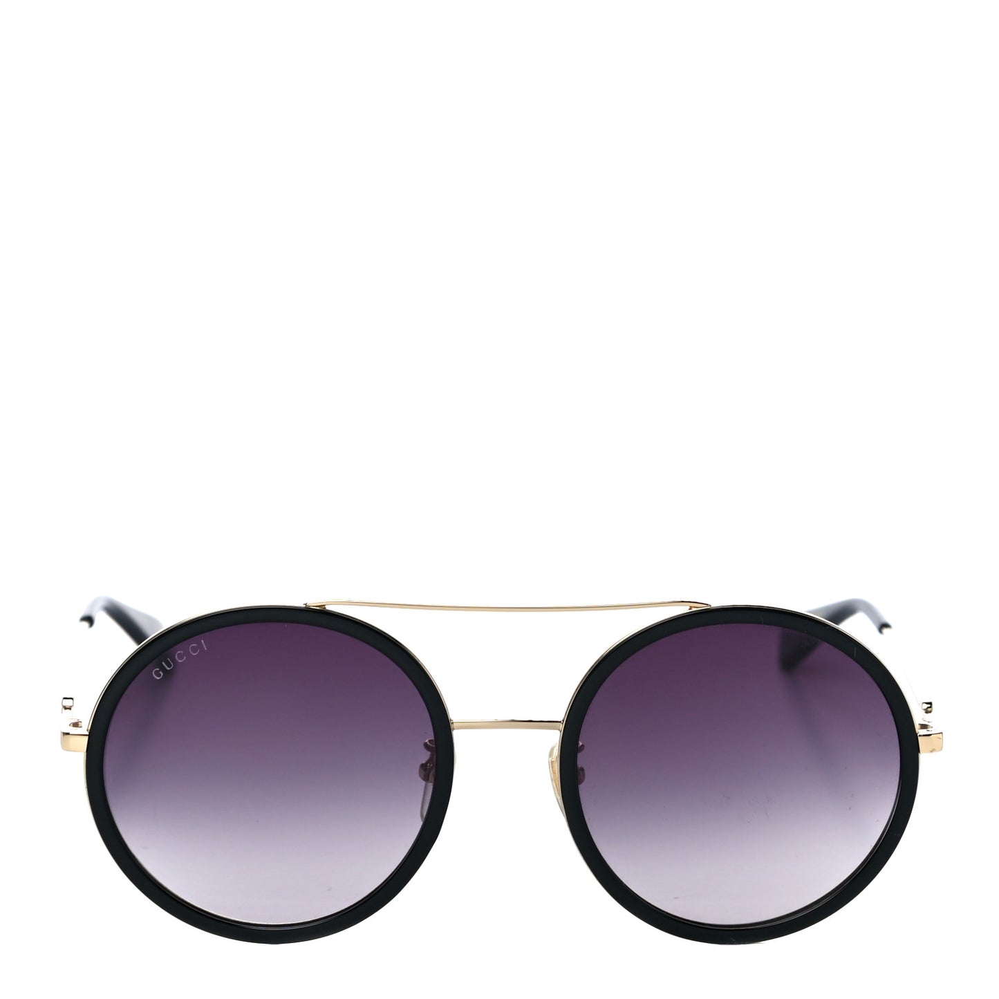 Acetate Round Frame Sunglasses GG0061S Black