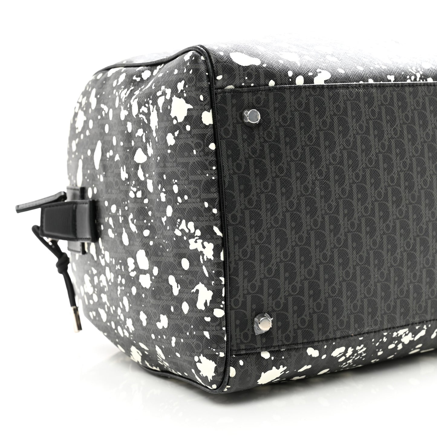 Homme Monogram Speckle Duffle Bag Grise