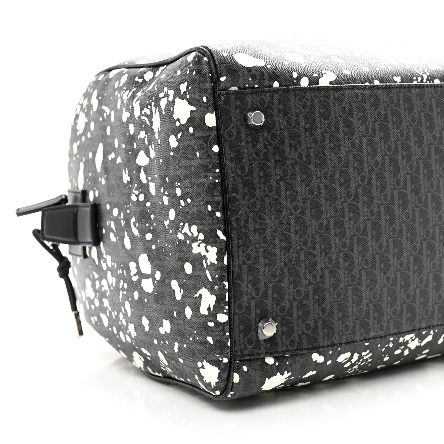 Christian Dior Homme Monogram Speckle Duffle Bag Grise 7 of 11