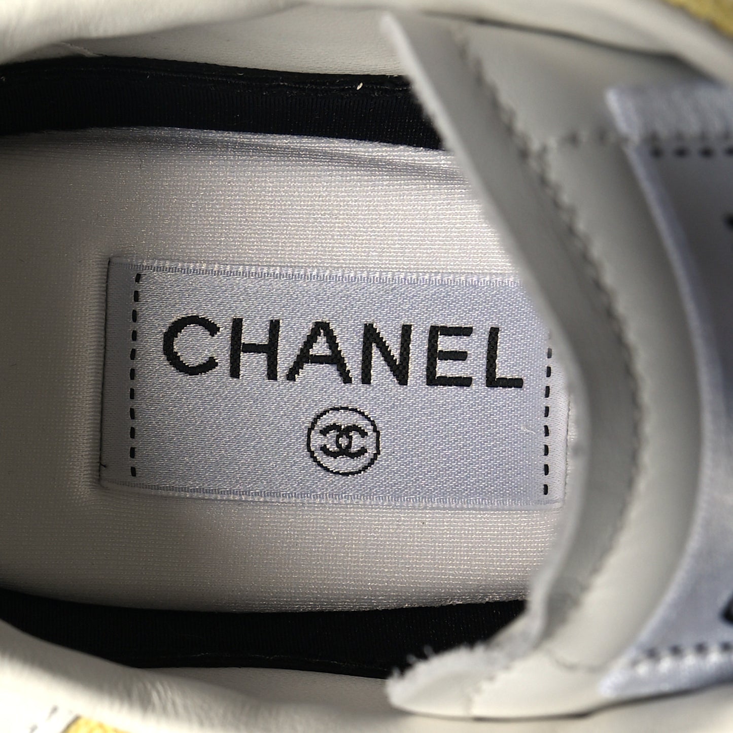 Cotton Sneakers 40 Yellow White