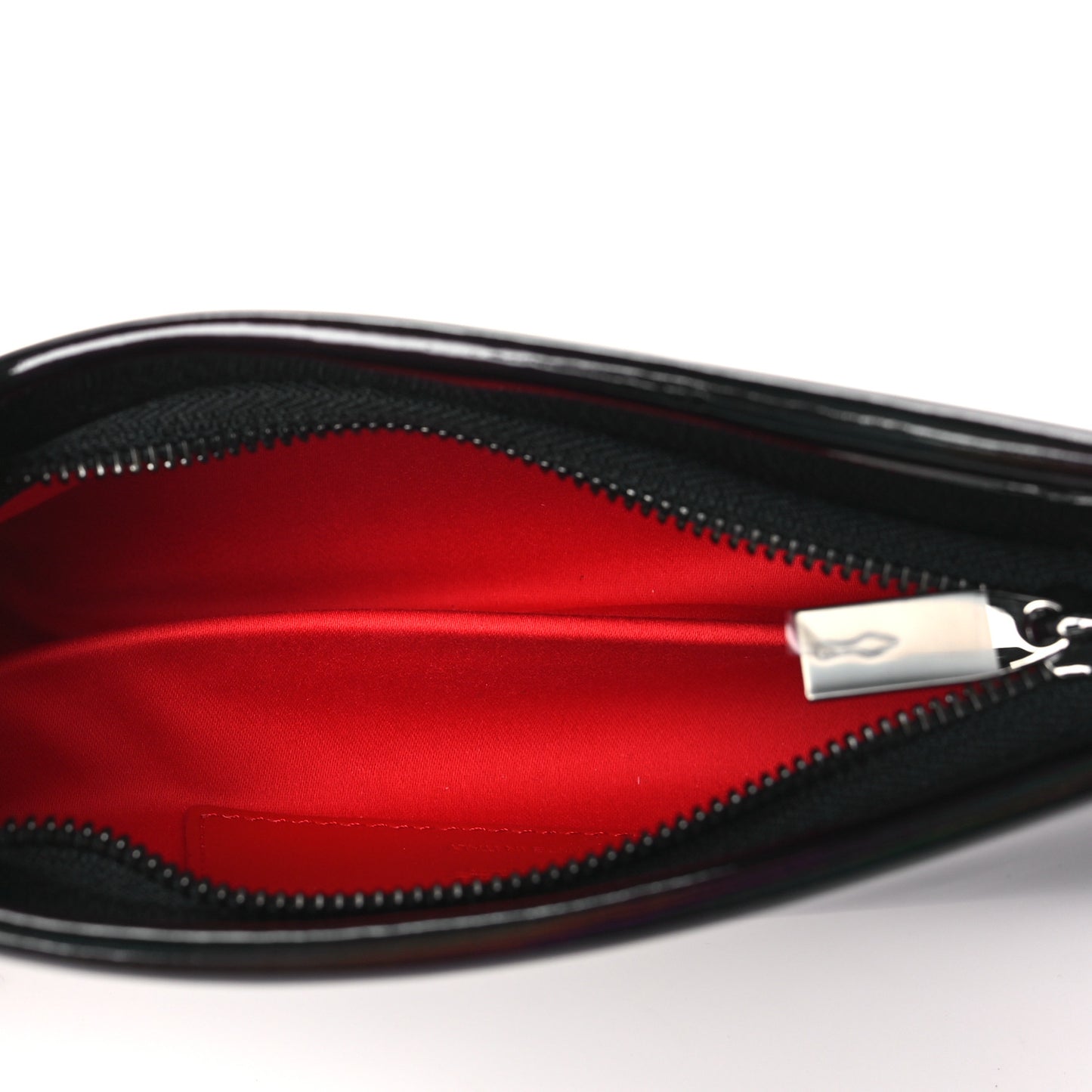 Patent Psychic Loubitwist Clutch Black