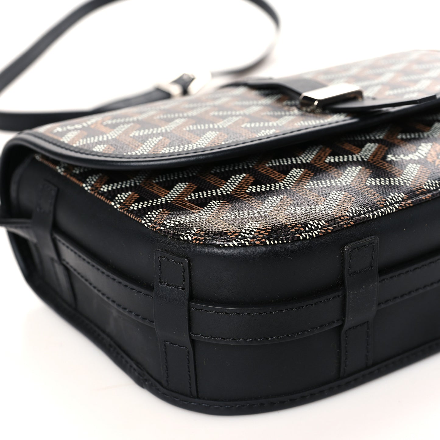 Goyardine Belvedere II PM Messenger Bag Black