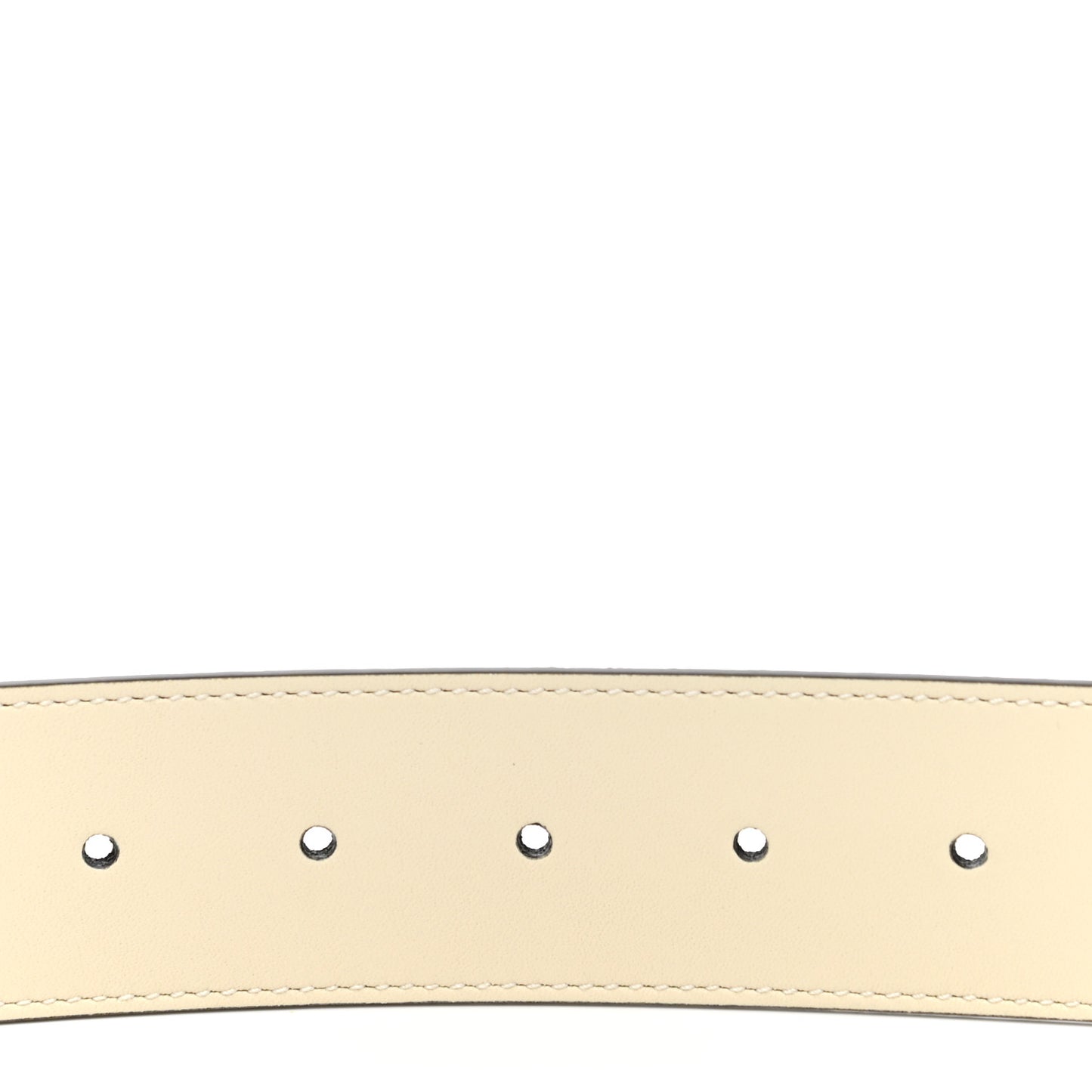 Calfskin Double G 40mm Belt 95 38 Mystic White