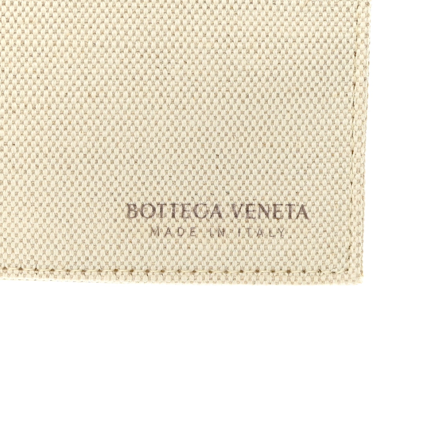 Canvas Intrecciato Large Arco Tote Beige Black