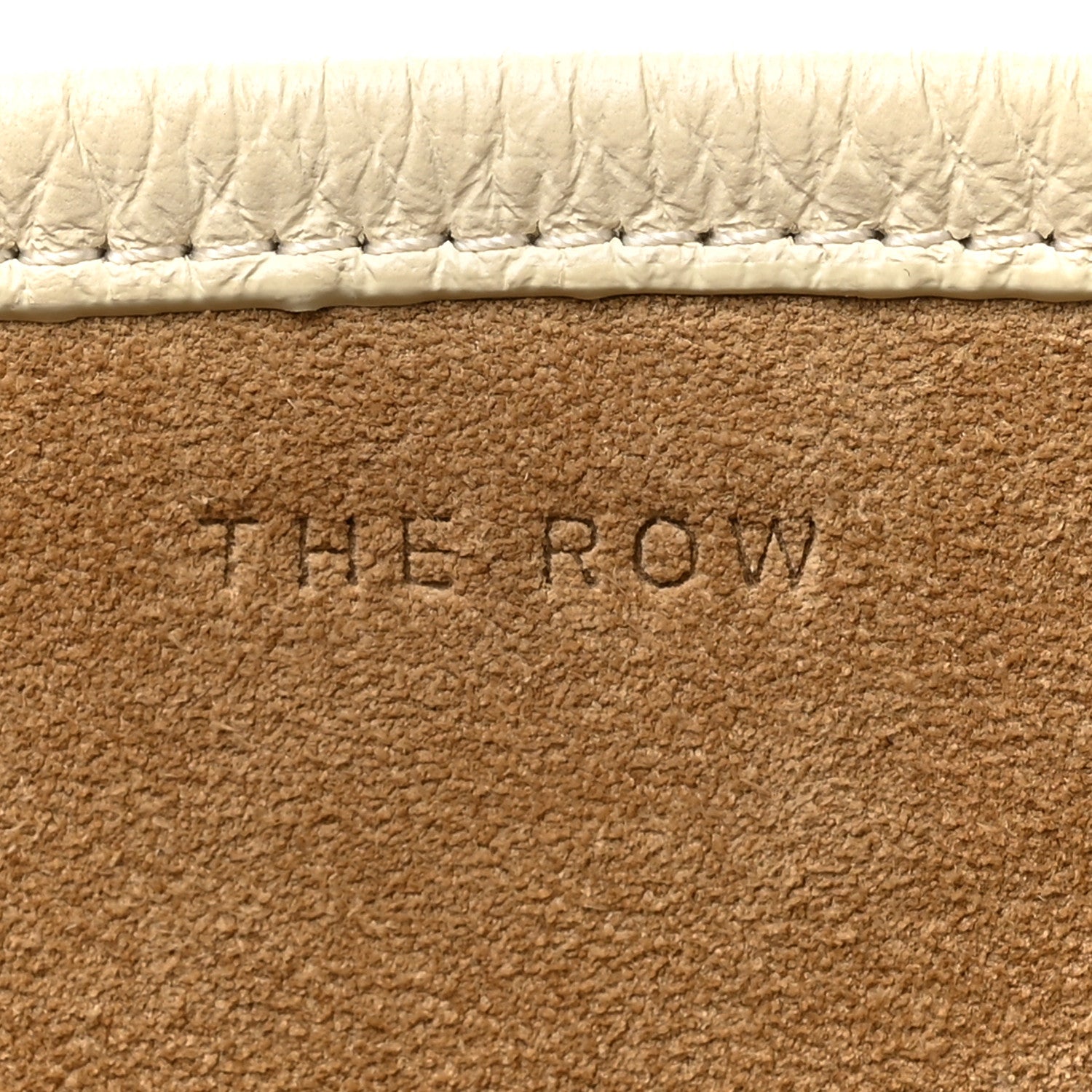 The Row Grained Calfskin Large N/S Park Tote Ivory 6 of 13