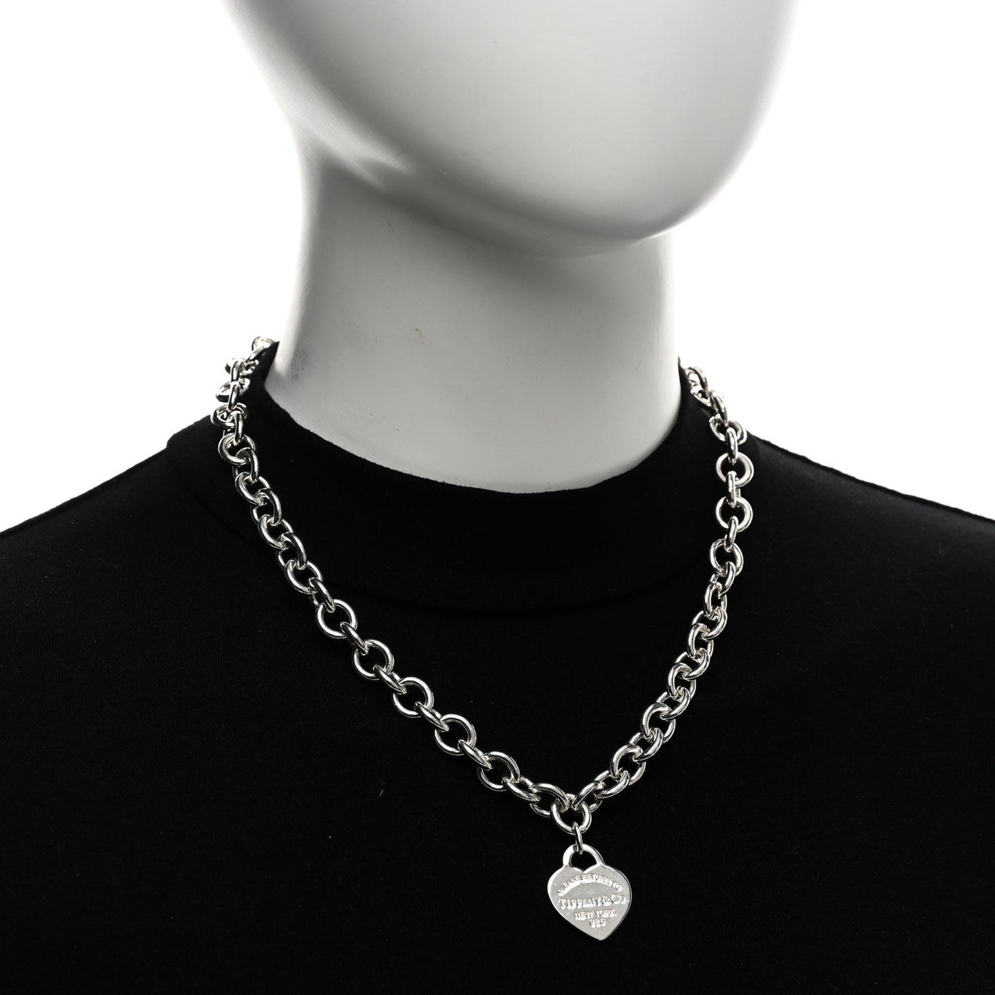 Sterling Silver Return to Tiffany Heart Tag Pendant Necklace