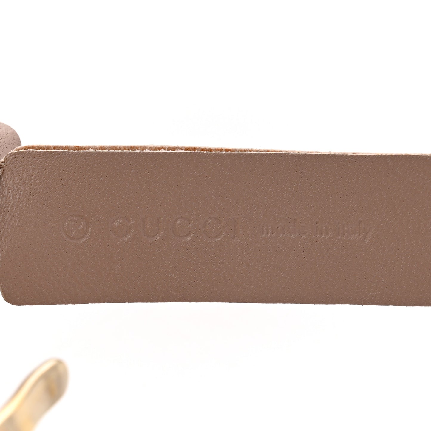 GG Supreme Monogram Selleria Calfskin Interlocking G 40mm Belt 85 34 Beige Ebony Cocoa