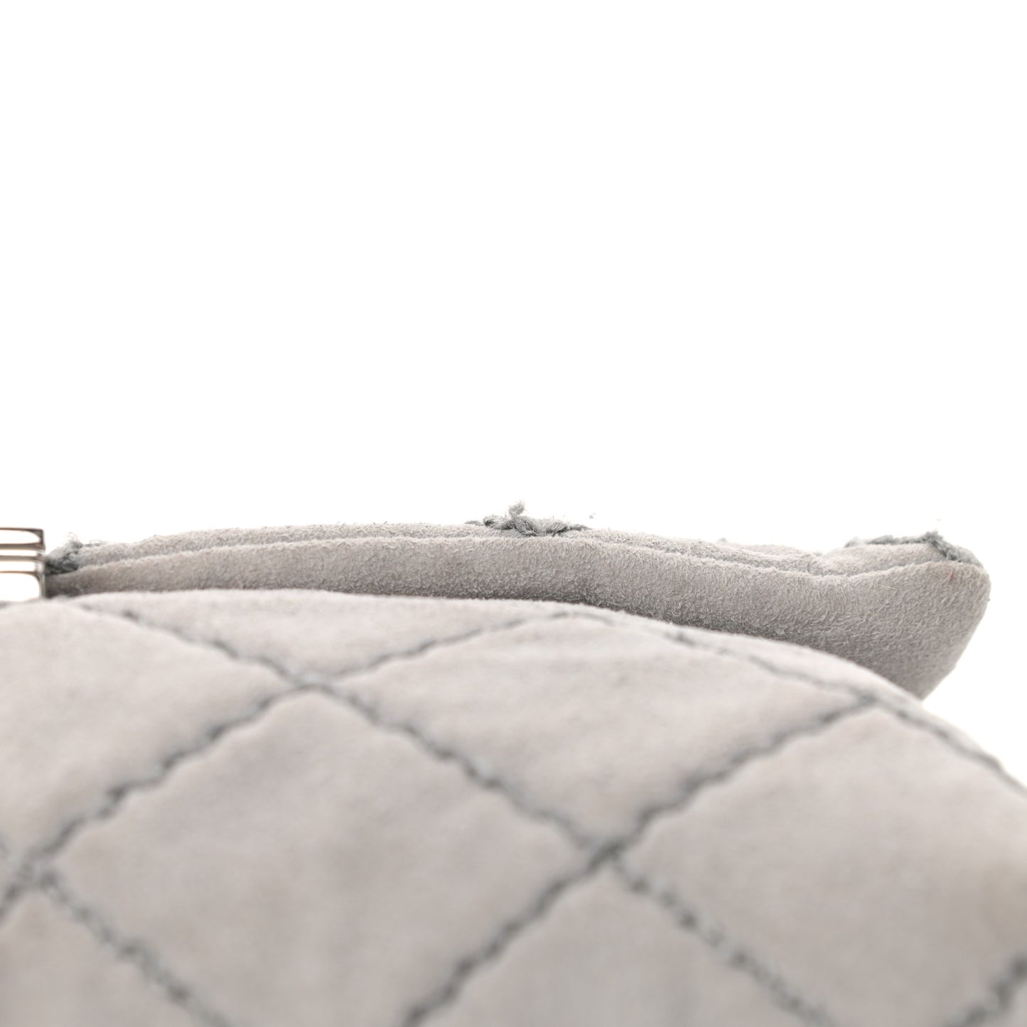 Shaggy Deer Quilted Small Beckett Chain Shoulder Bag Grey