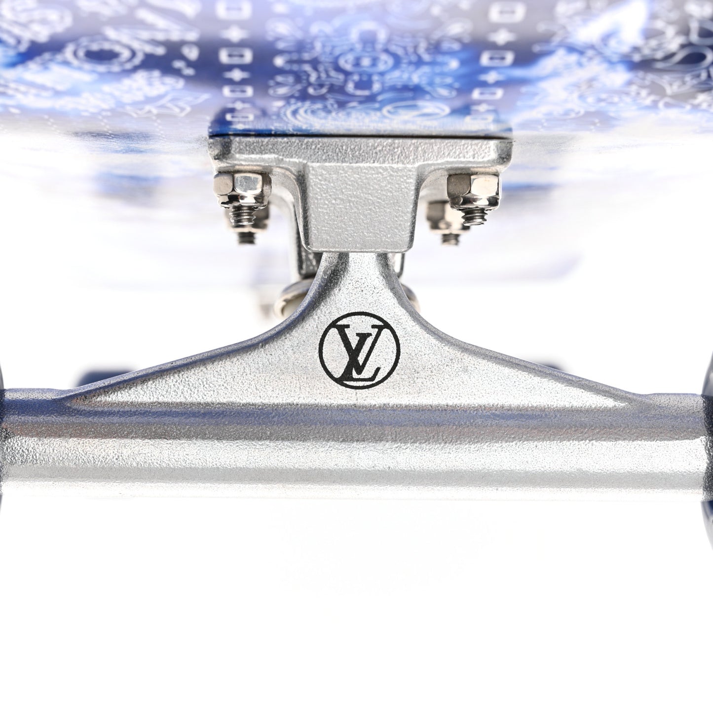Monogram Bandana Maple Wood Skateboard Blue