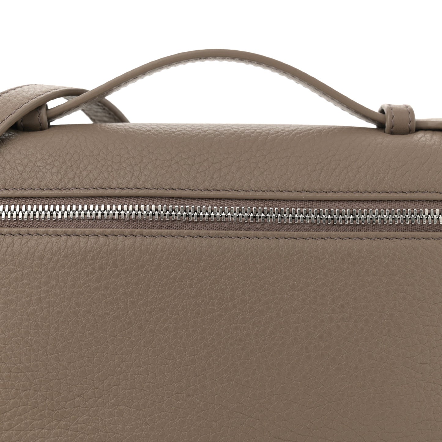 Grained Calfskin L19 Extra Pocket Pouch Warm Mastic