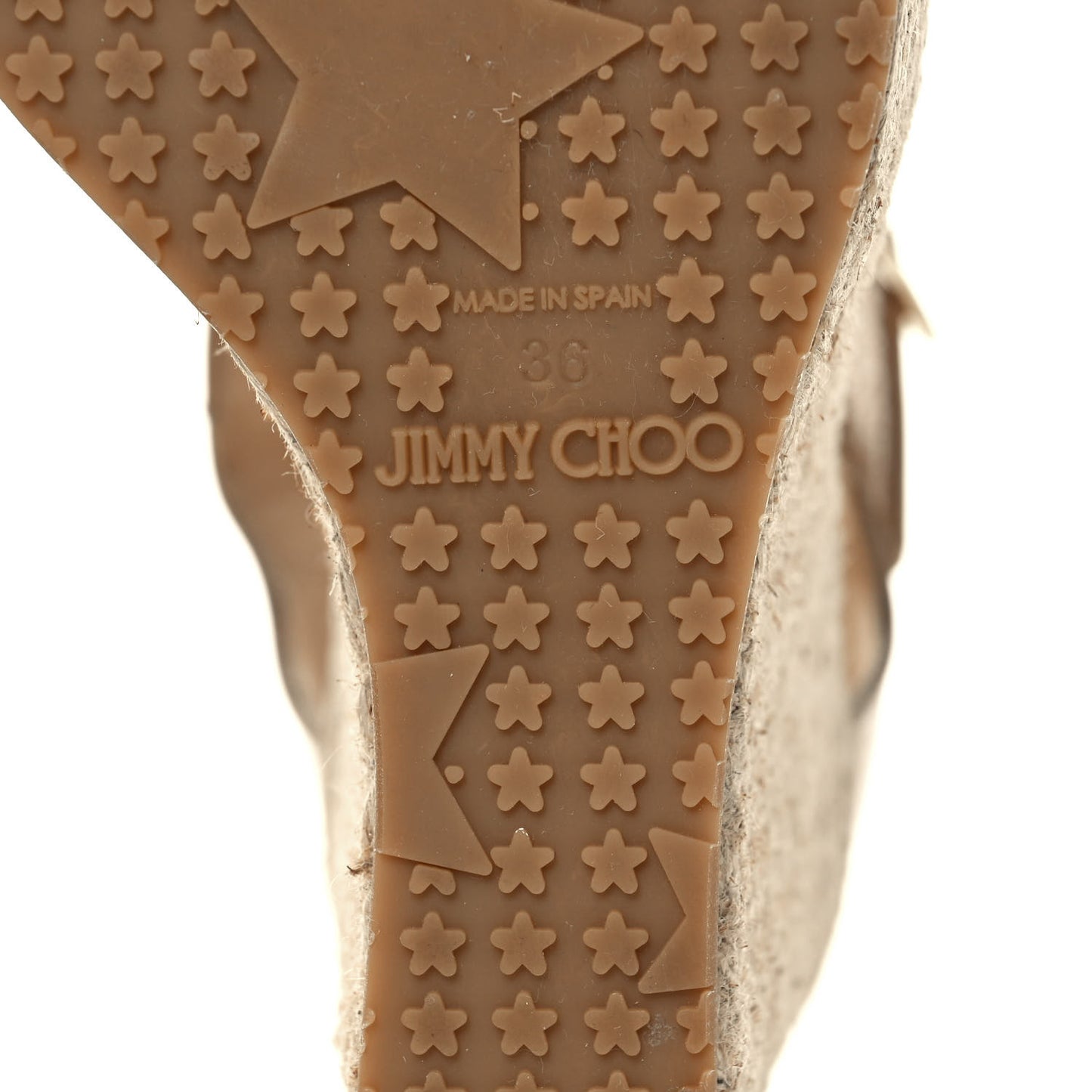 Patent Aimee Wedge Sandals 36 Nude