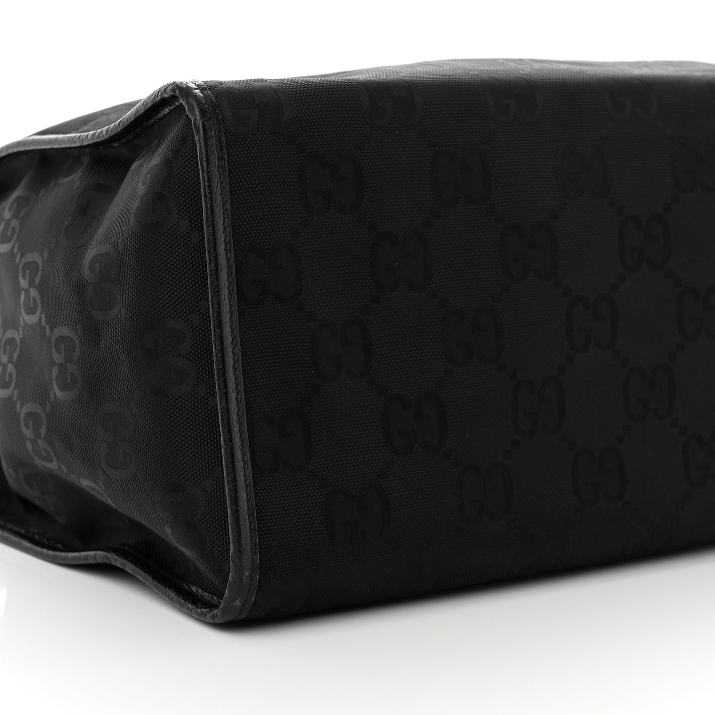 Econyl Nylon Monogram Large Off The Grid Tote Bag Black