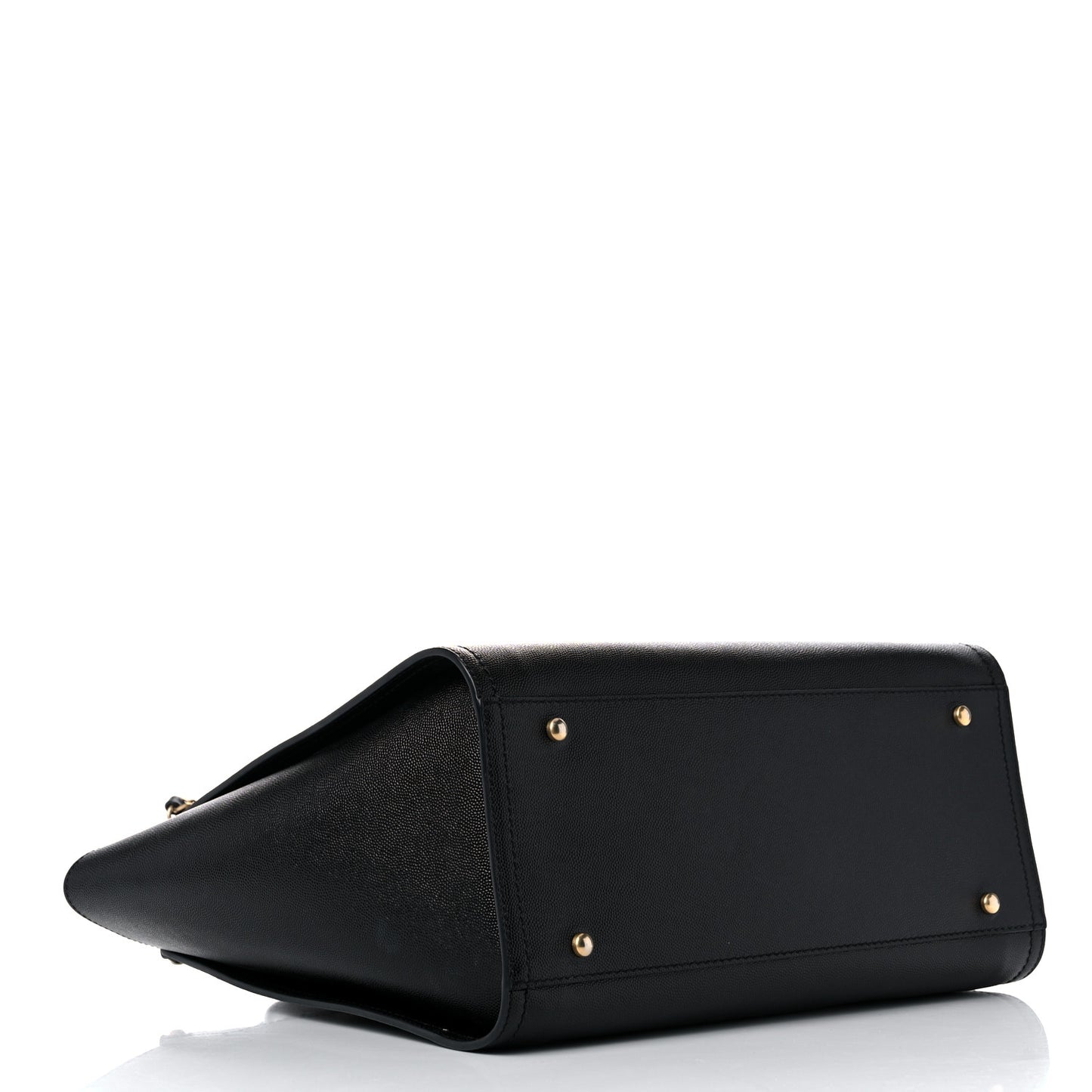 Caviar Small Studded Deauville Tote Black