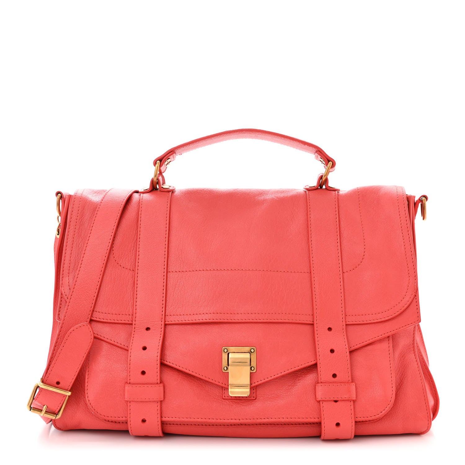 Proenza Schouler Lambskin Large PS1 Satchel Paprika 1 of 14