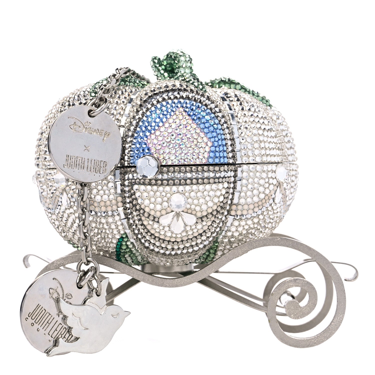 Judith Leiber x DISNEY Crystal Cinderella Pumpkin Clutch Clutch
