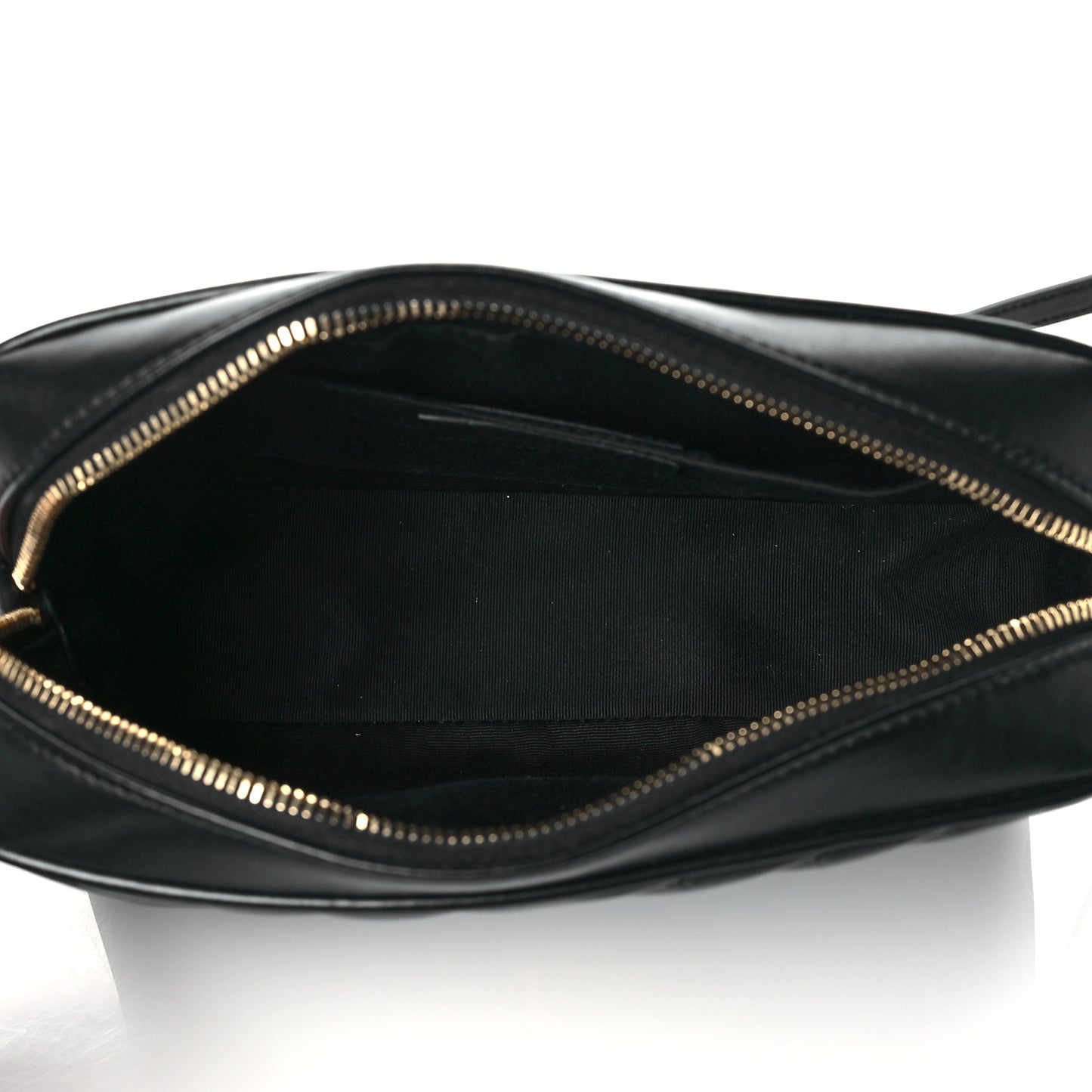 Calfskin Matelasse Monogram Lou Camera Bag Black