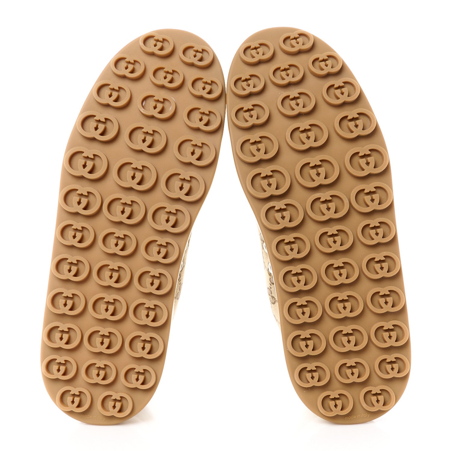 Gucci GG Monogram Mens 1977 Tennis Platform 52mm Sneakers 9 Beige Ebony Mystic White 5 of 8