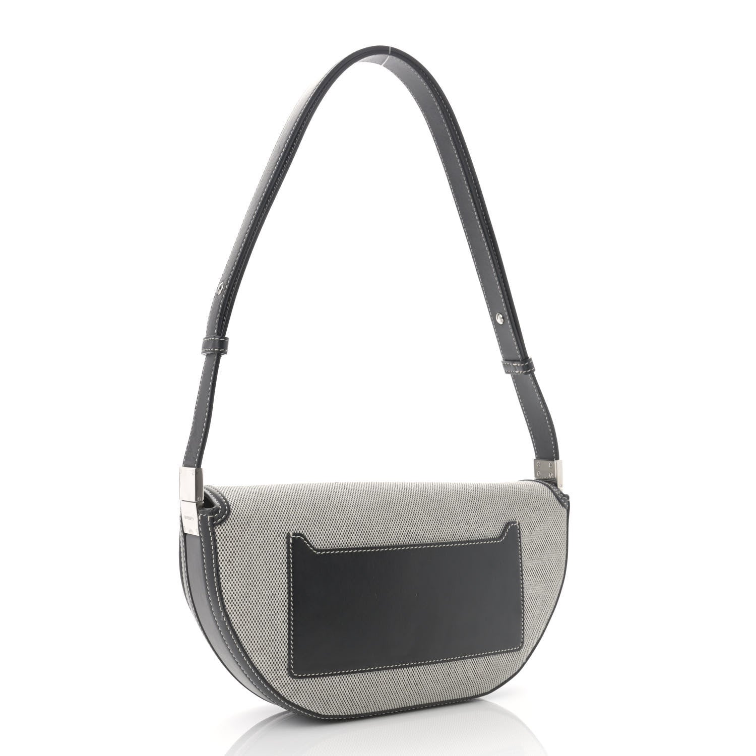 Burberry Canvas Horseferry Print Small Olympia Shoulder Bag Black 2 of 13
