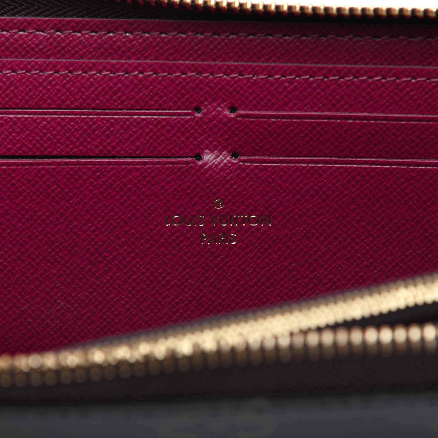 Monogram Clemence Wallet Fuchsia