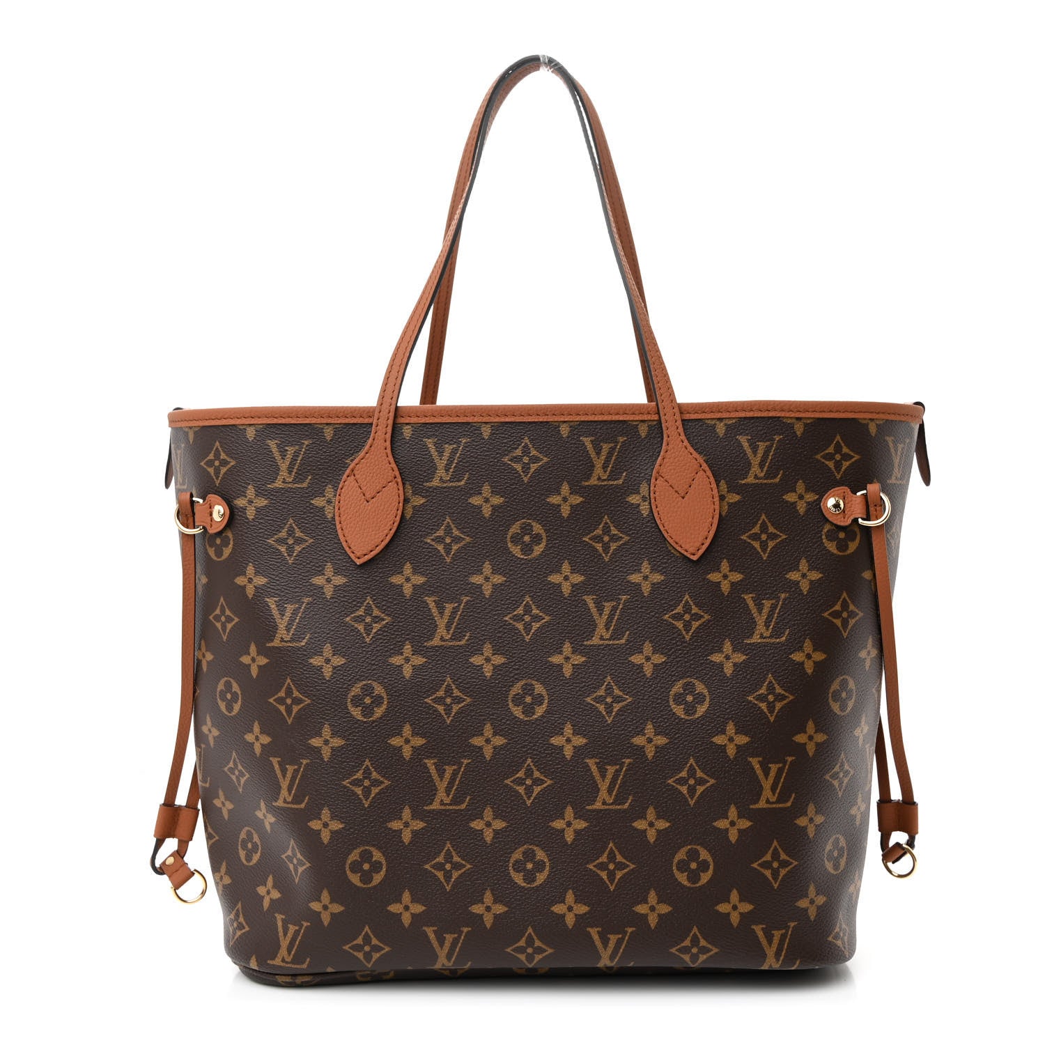 Louis Vuitton Monogram Calfskin Neo Neverfull Inside Out MM Tan 1 of 19