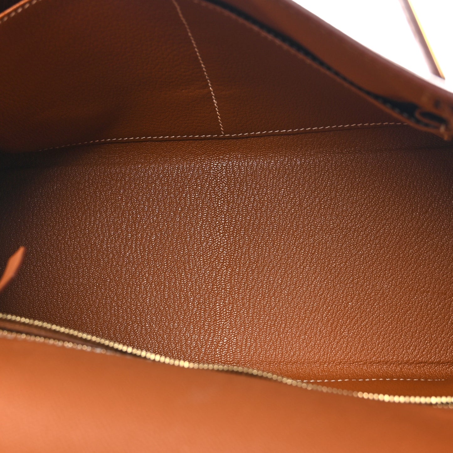 Madame Calfskin Kelly Retourne 28 Gold