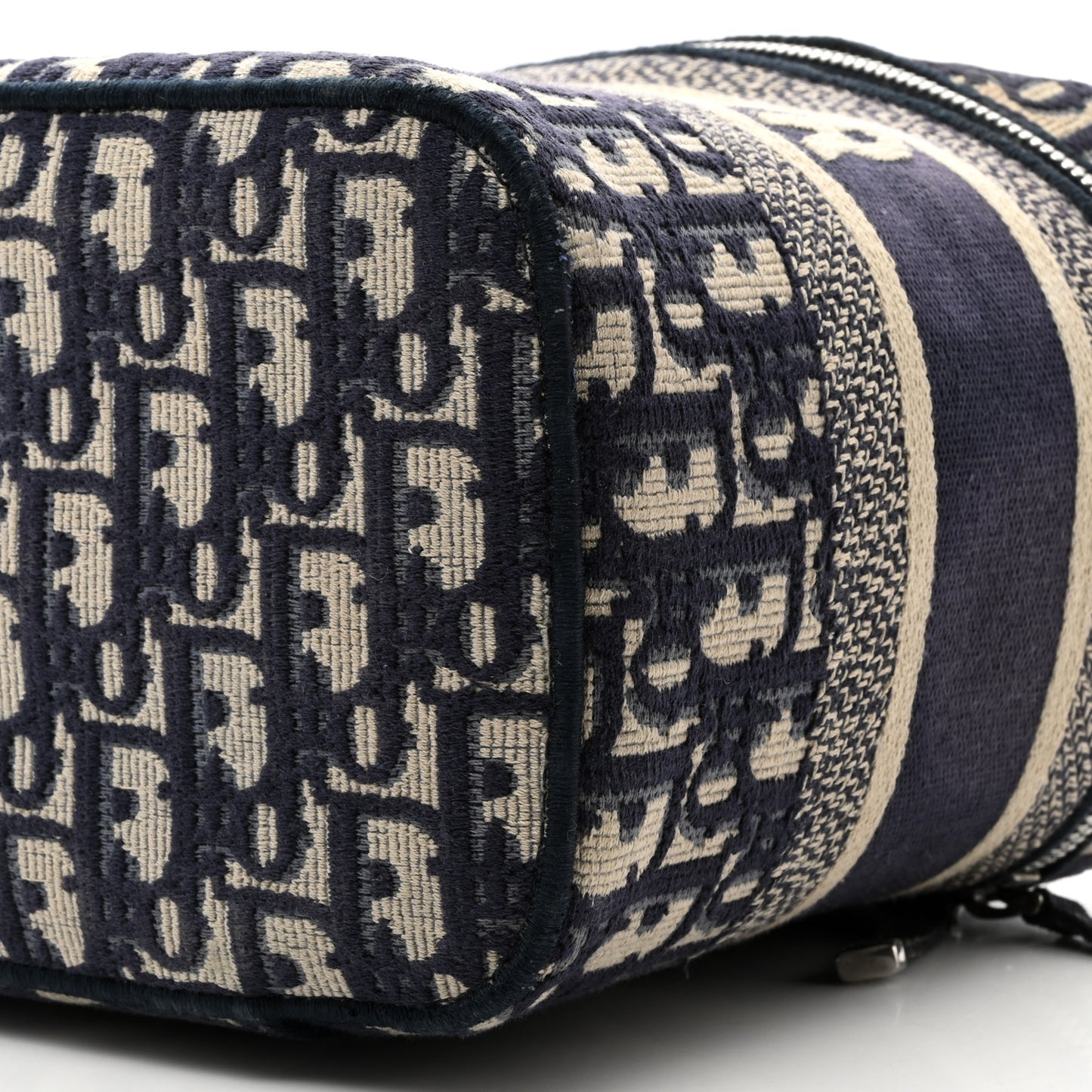 Oblique Diortravel Vanity Case Blue