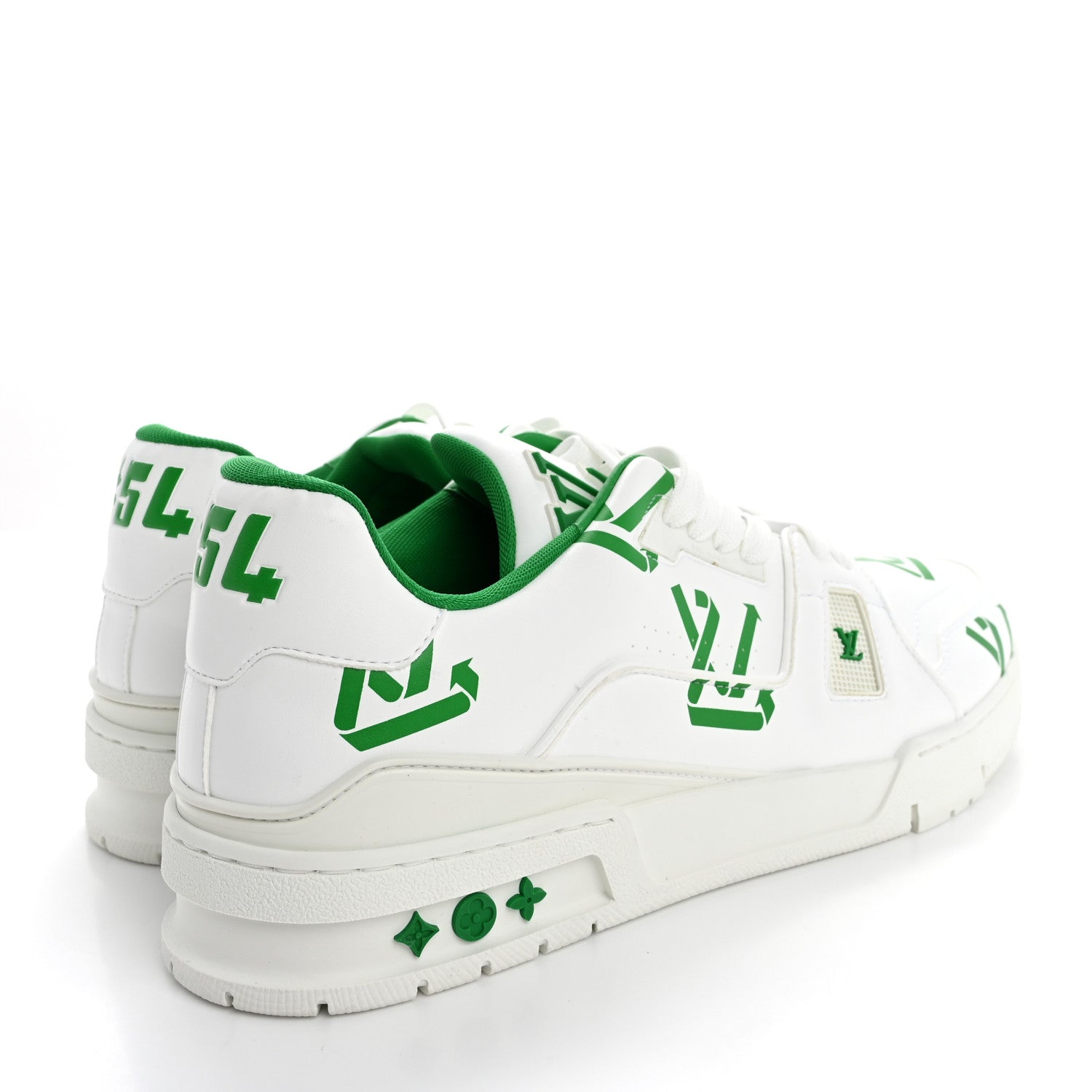 Louis Vuitton Mens LV Trainer Sneakers 10 Green 5 of 10