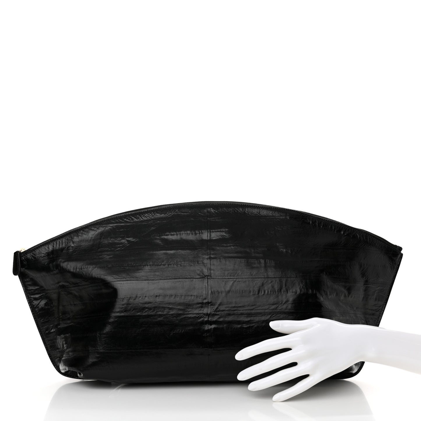 Calfskin Eel Embossed XL Dante Clutch