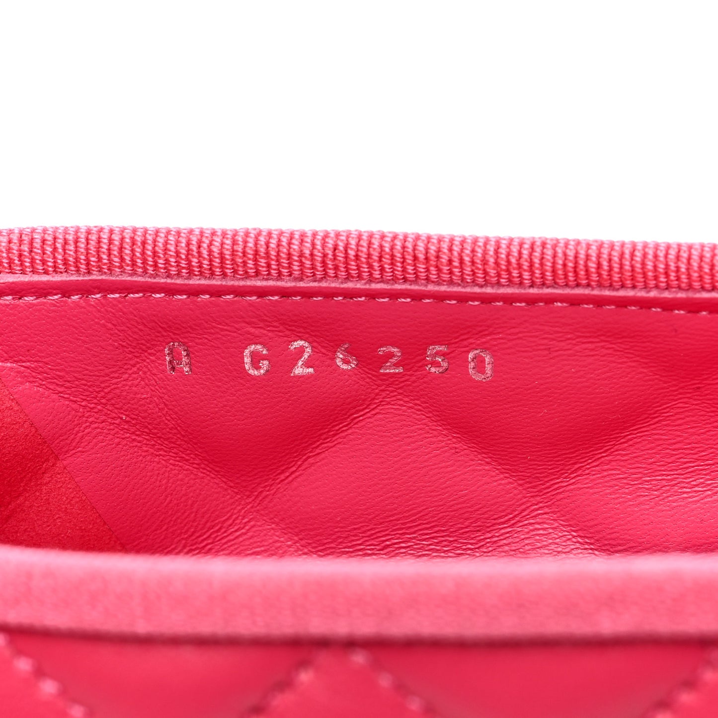Lambskin Quilted CC Cap Toe Ballerina Flats 38 Pink