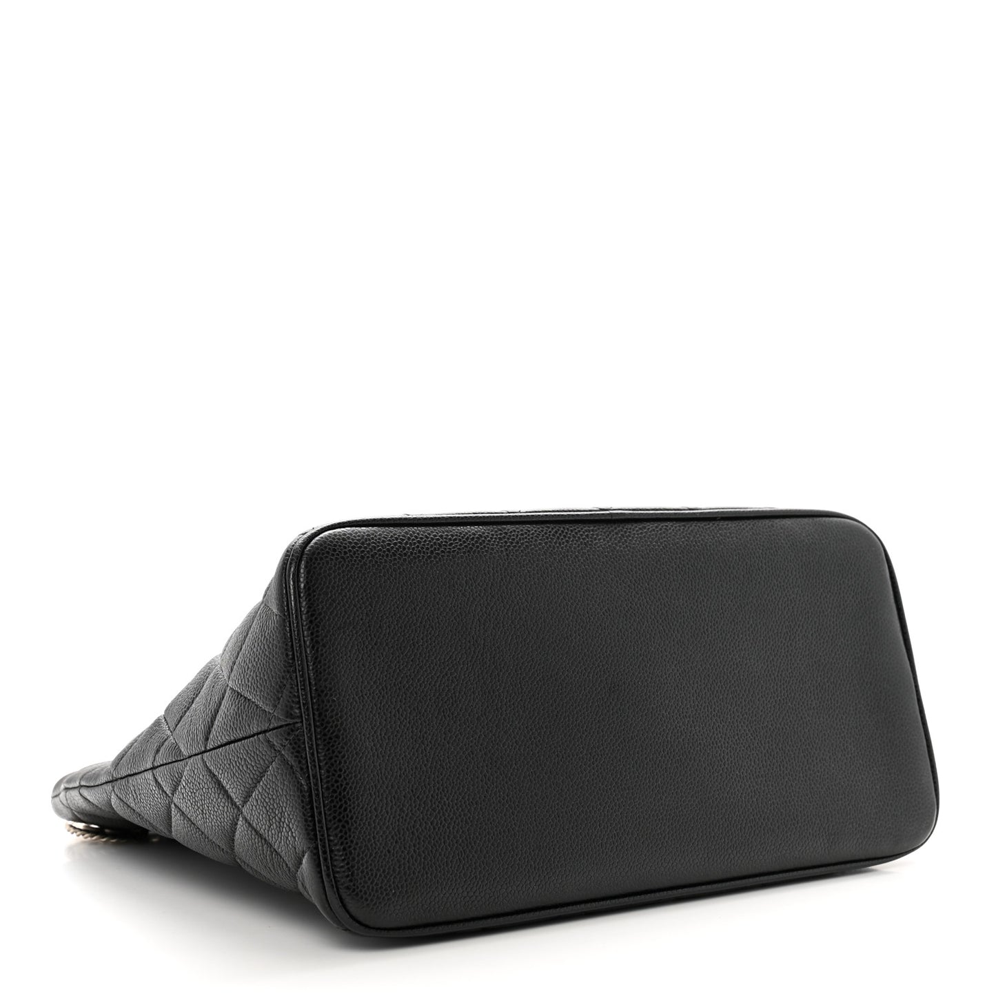 Caviar Quilted Medallion Tote Black