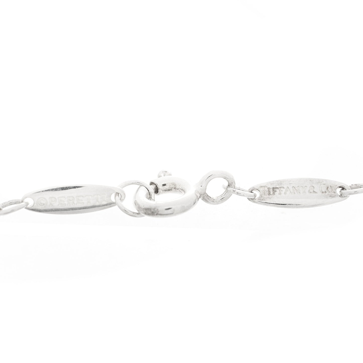 Sterling Silver Aquamarine Elsa Peretti Color By The Yard Bracelet