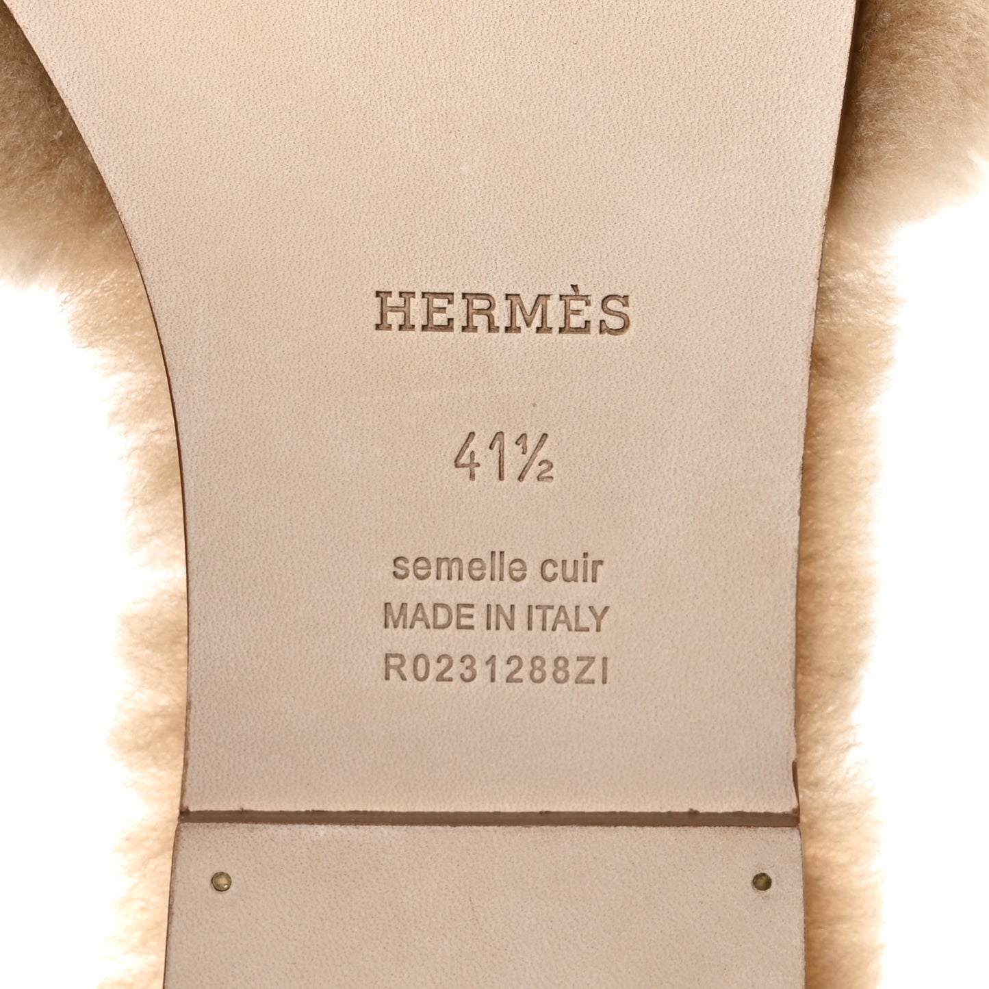 Woolskin Oran Sandals 41.5 Beige Argile