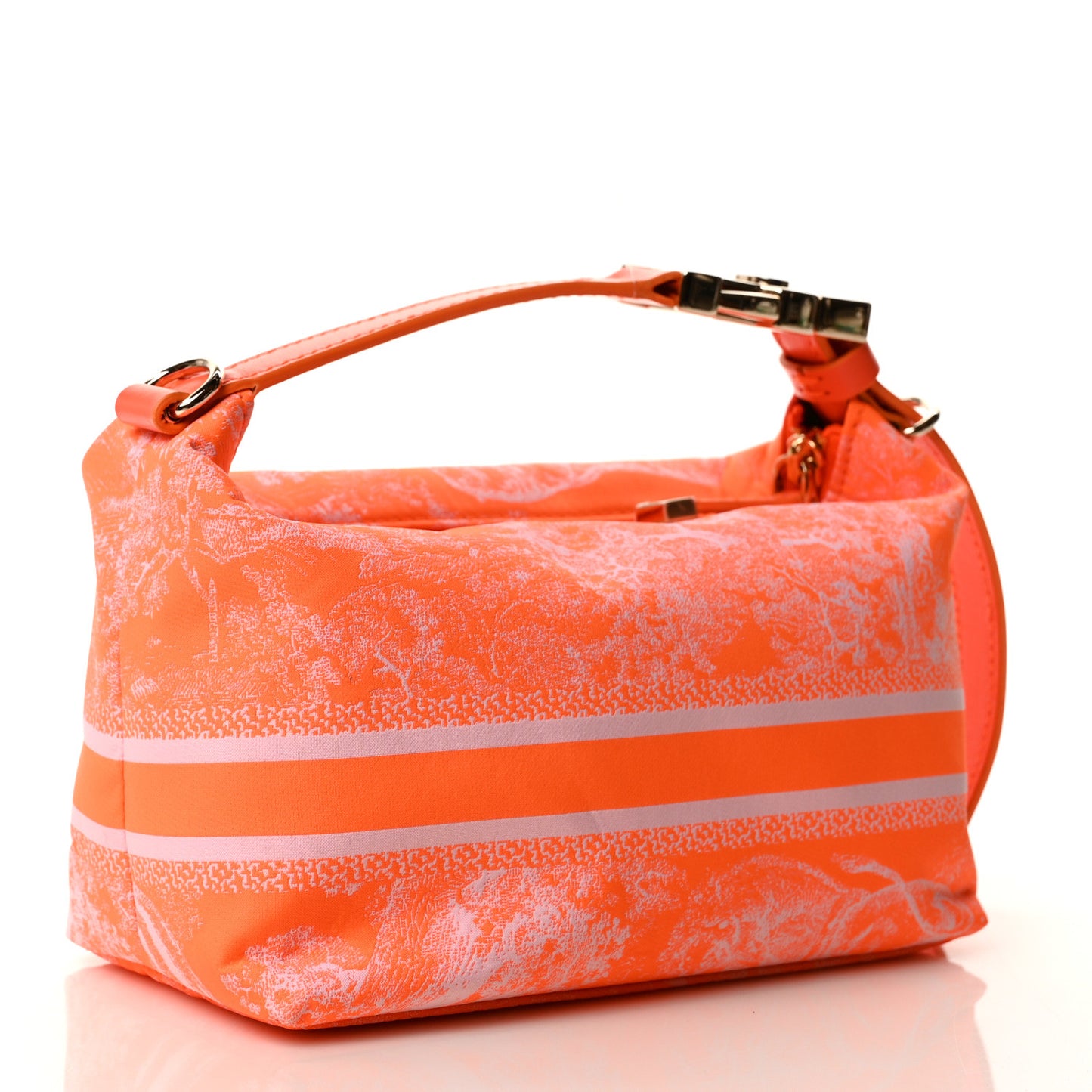 Technical Fabric Toile De Jouy DiorTravel Nomad Pouch Orange