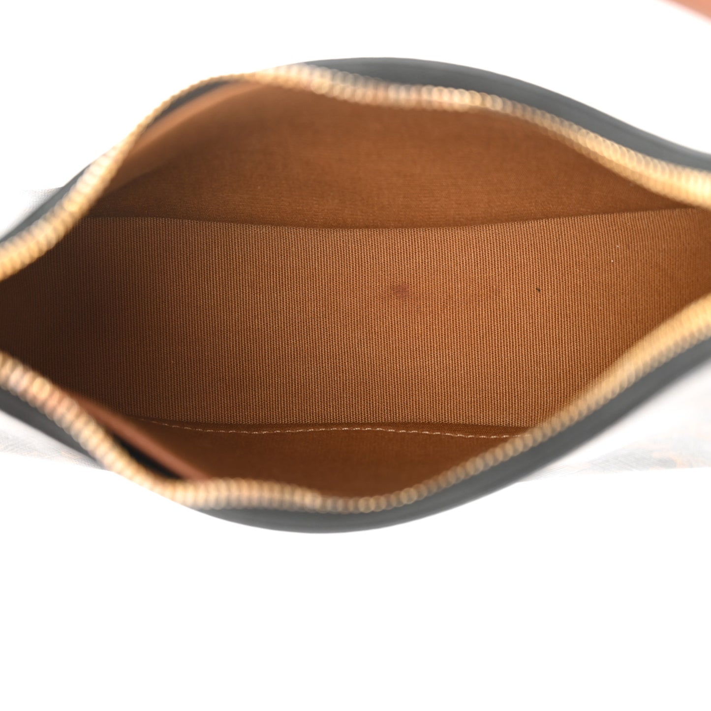 Triomphe Canvas Calfskin Ava Shoulder Bag Tan