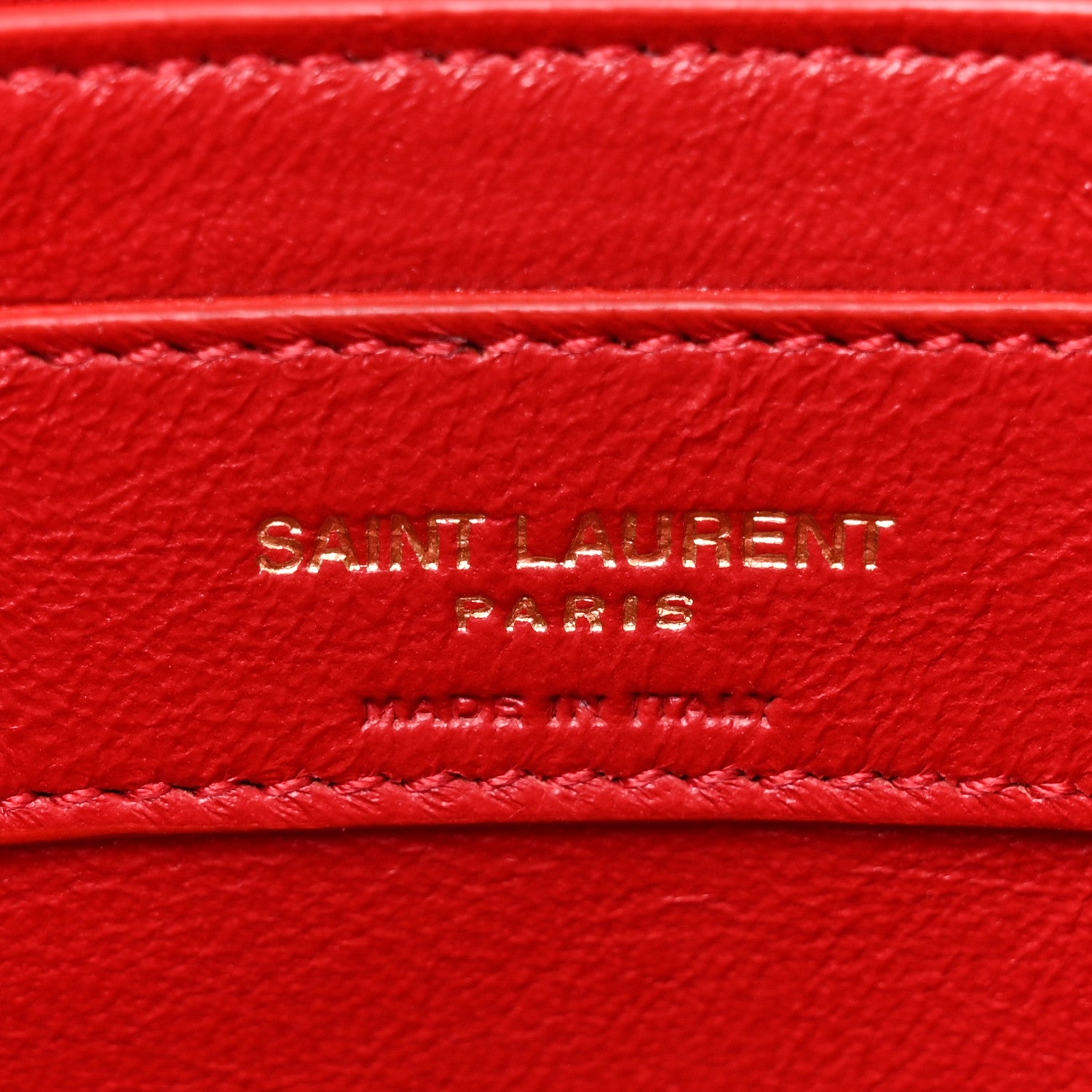 Saint Laurent Smooth Calfskin Manhattan Shoulder Bag Rouge Eros 6 of 12
