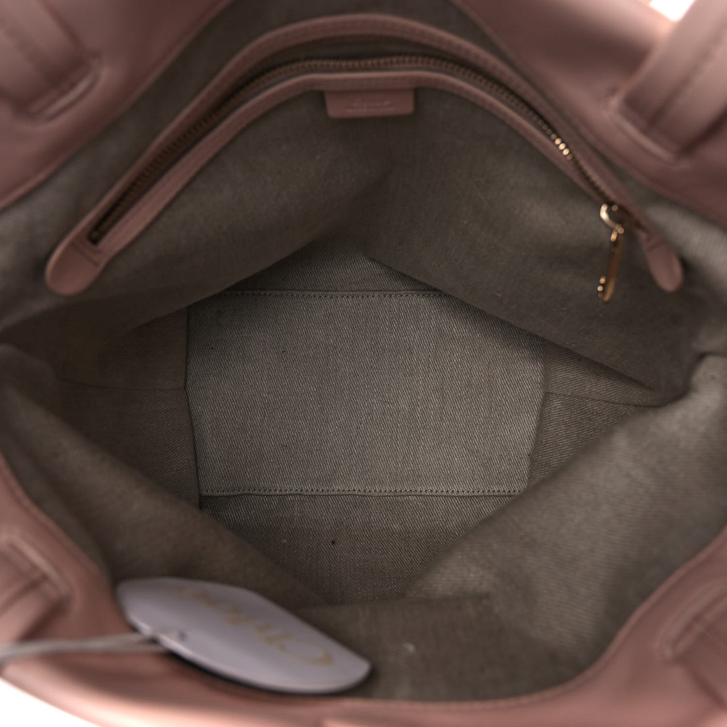 Calfskin Judy East West Tote Blush Nude