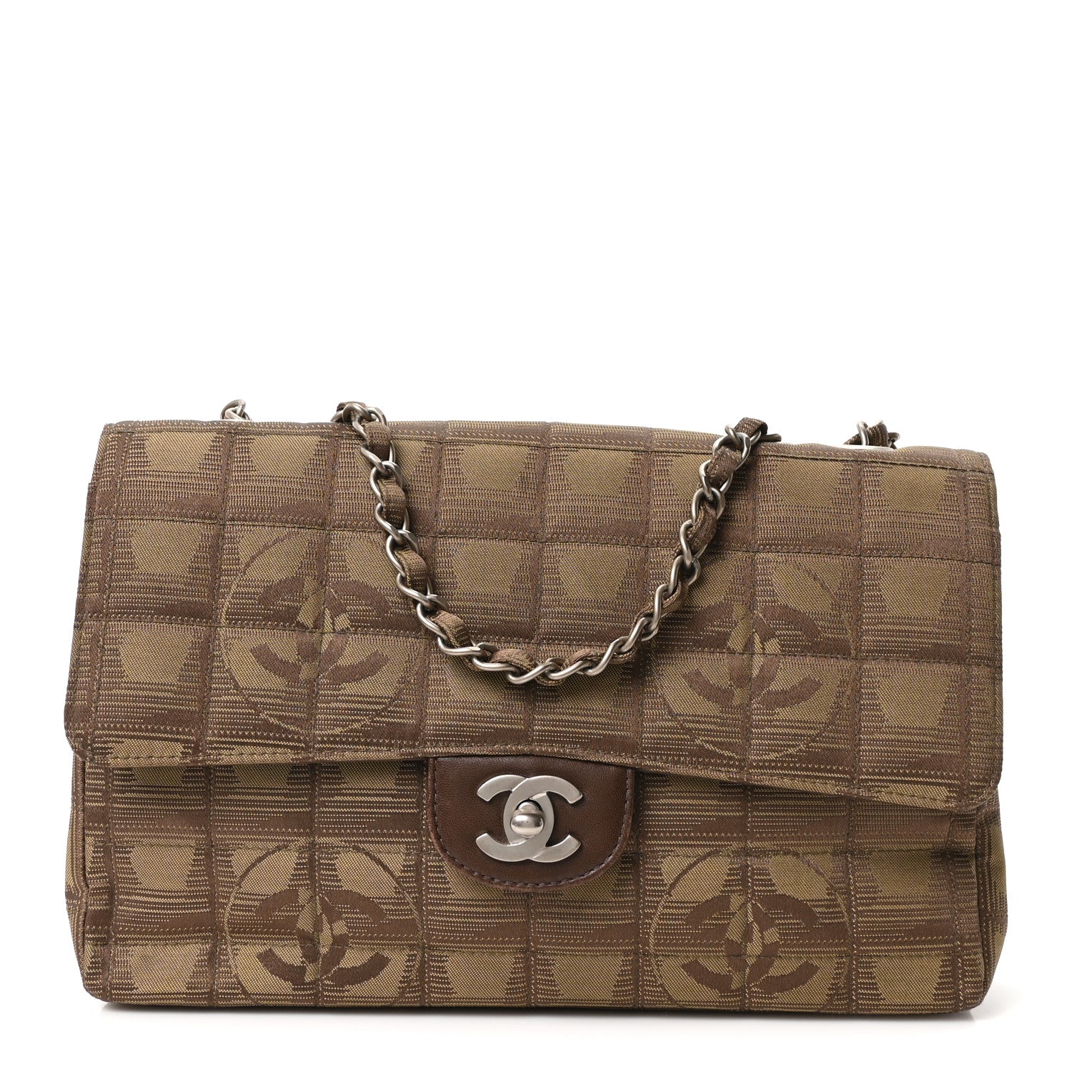 Chanel Nylon Medium Travel Flap Brown 1849486 – FASHIONPHILE